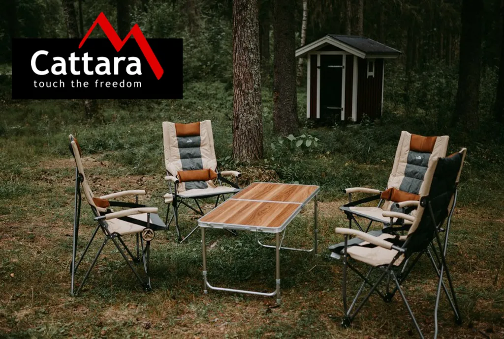 Table de camping pliante stable BALATON Cattara valise sans outil - 7