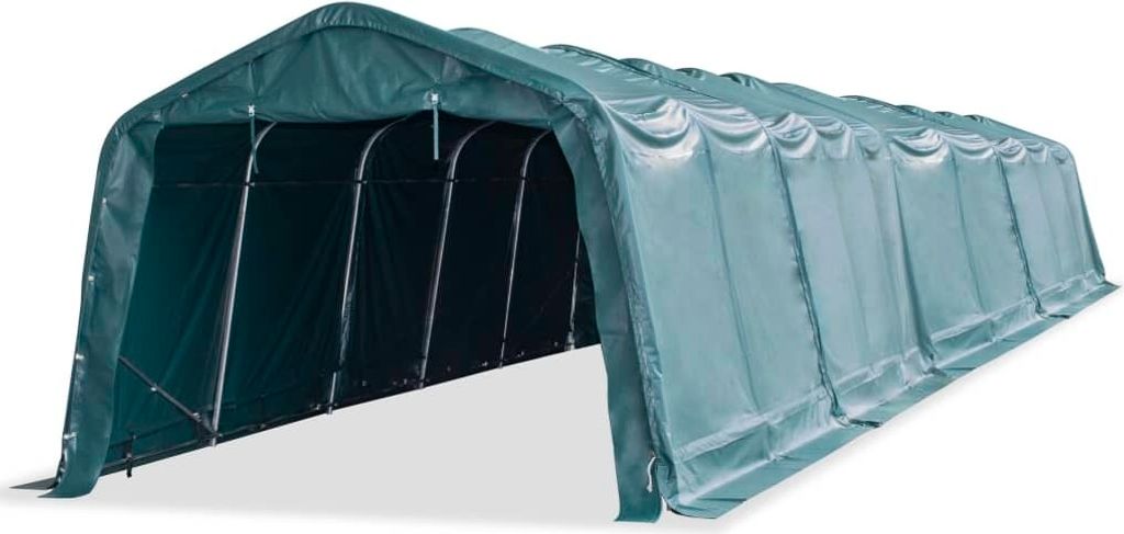 Best Möbel Weidezelt PVC 550 g/m² 3,3×16 m Dunkelgrün - Forst- & Landwirtschaftsgeräte CL7190976 11parcel