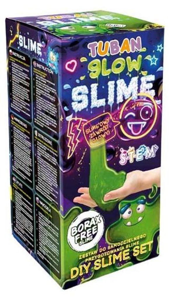 Tuban Schleim DIY Kit Glow in the Dark kreatives Spielzeug