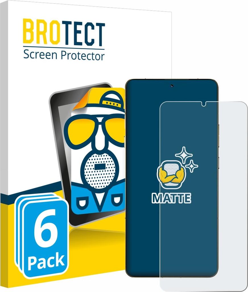 6x BROTECT Schutzfolie für Motorola Signature Displayschutz Displayschutzfolie Folie Matt Entspiegelungsfolie