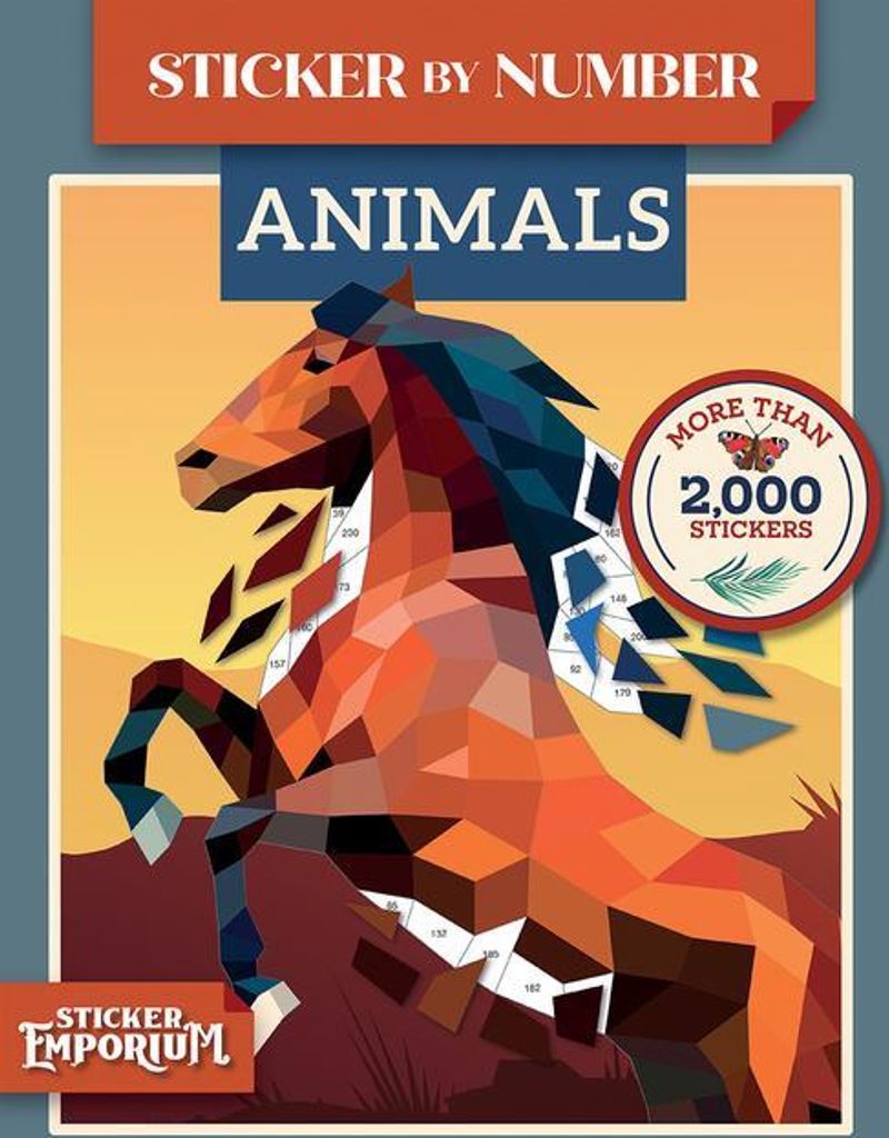 Sticker by Number Animals