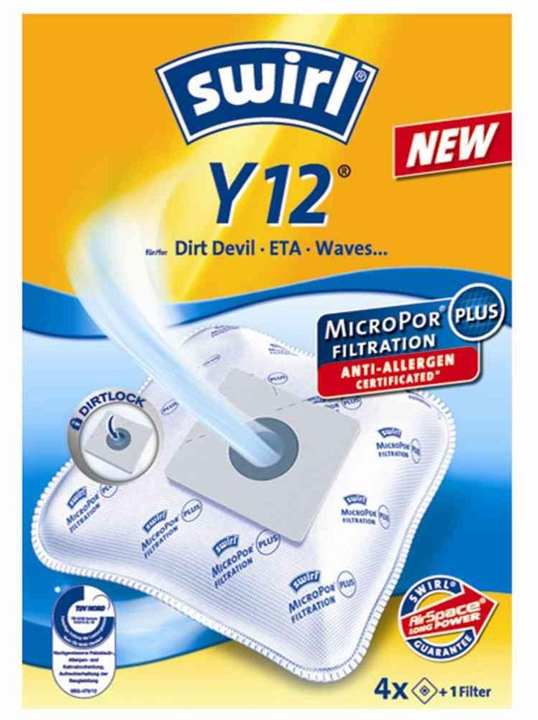 Swirl Y 12, Blau, Weiß, Gelb, 4 Stück(e), 1 Stück(e) Produktbild 