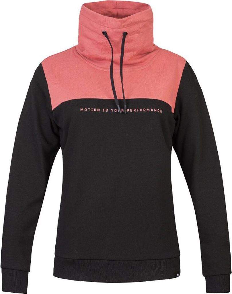 Damen-Kapuzenpulli HANNAH SIBELE, anthrazit/faded rose Größe: 40