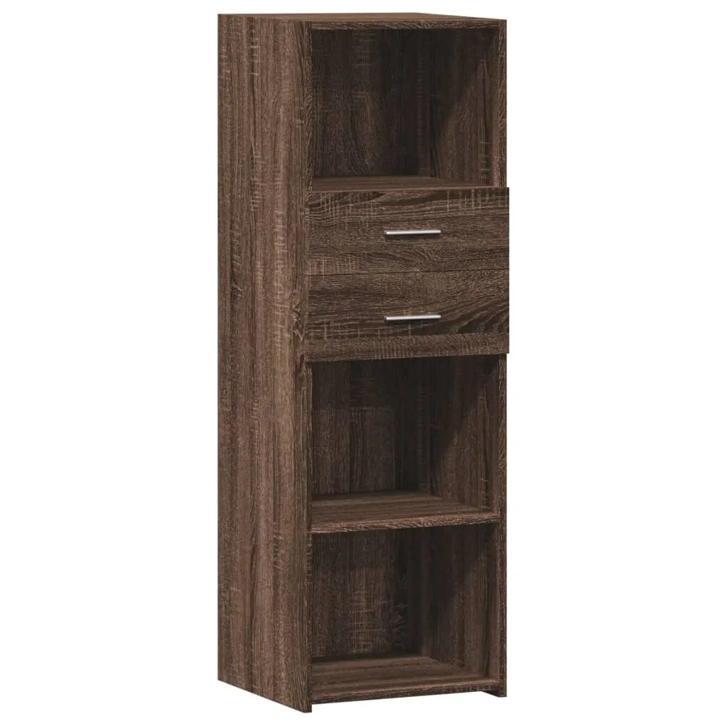 Mobile Ufficio SYFAX Rovere Marrone 40x42,5x124cm - Offerta Online