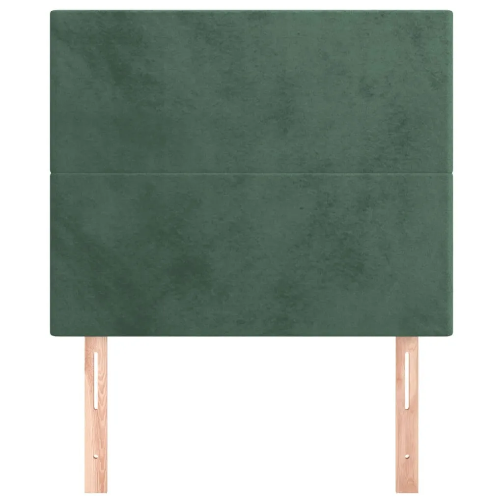 Testiera Letto SYFAX™ Velluto Verde Scuro 100cm | Design Luxury - 3