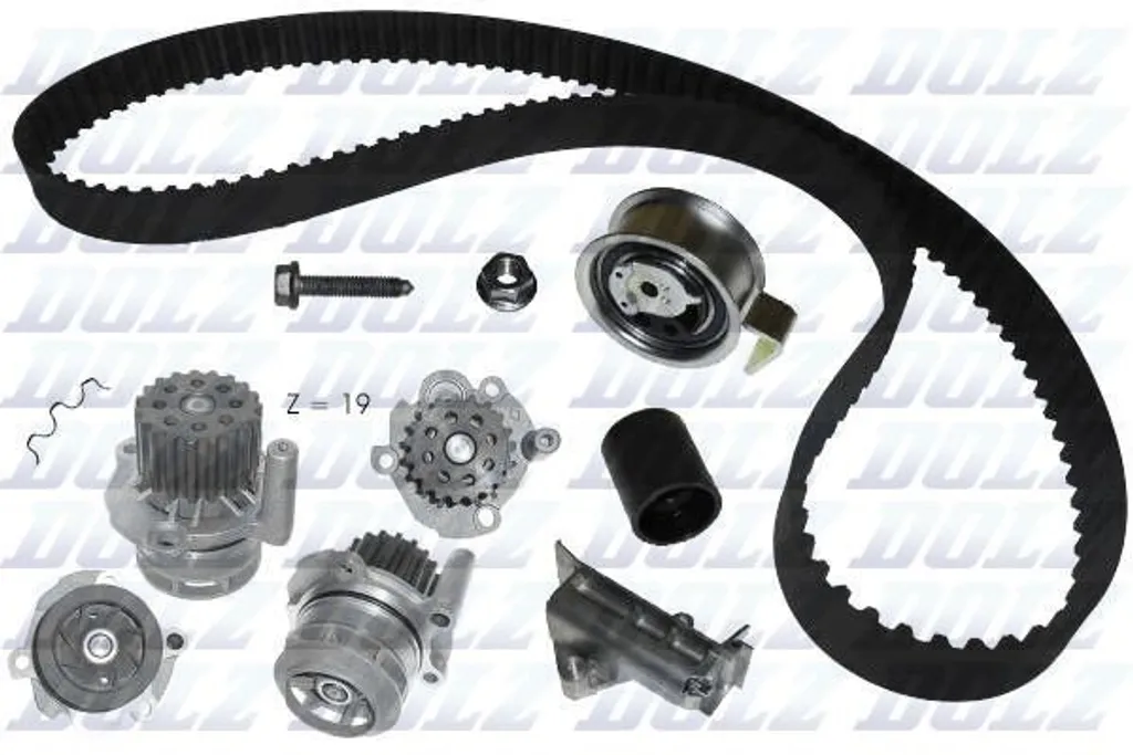 Pompe à eau + kit de courroie dentée DOLZ KD037 NEUF pour moteur