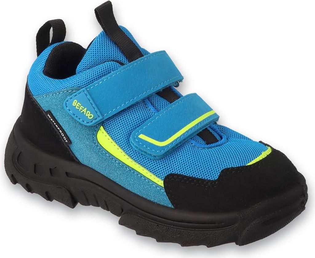 Trekkingschuhe BEFADO TREK 515Y011, hochknöchelhoch, blau, wasserdicht, Klettverschluss