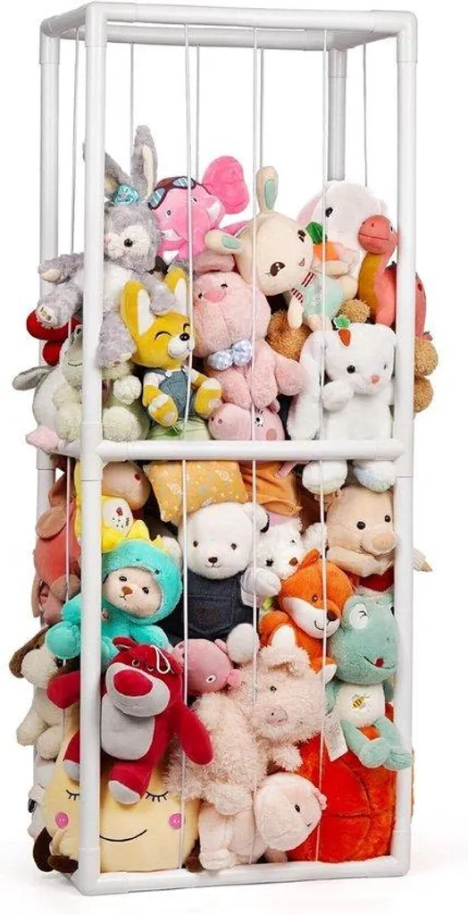 Grand sac de rangement PVC pour peluches XL - Housse transparente 80L
