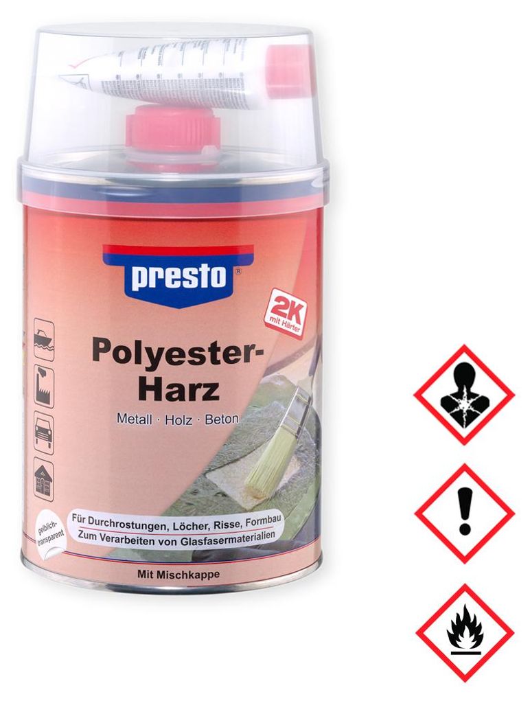 Żywica poliestrowa Presto Łatwe przetwarzanie Dobra Zdjęcie produktu 