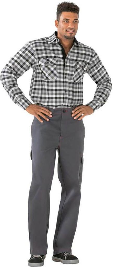 Hitze-/Schweißerschutz Bundhose 500 g/m² grau Größe 46