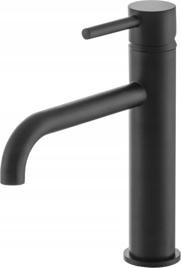 Rubinetto Bagno Nero Opaco Kivo Stand Basso | Eleganza Ceramica Chic