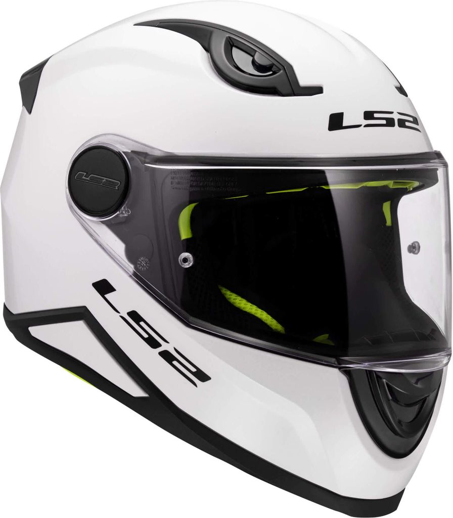 LS2 FF812 Kid Solid casque pour enfants, blanc, Y/L (51/52) Image du produit 