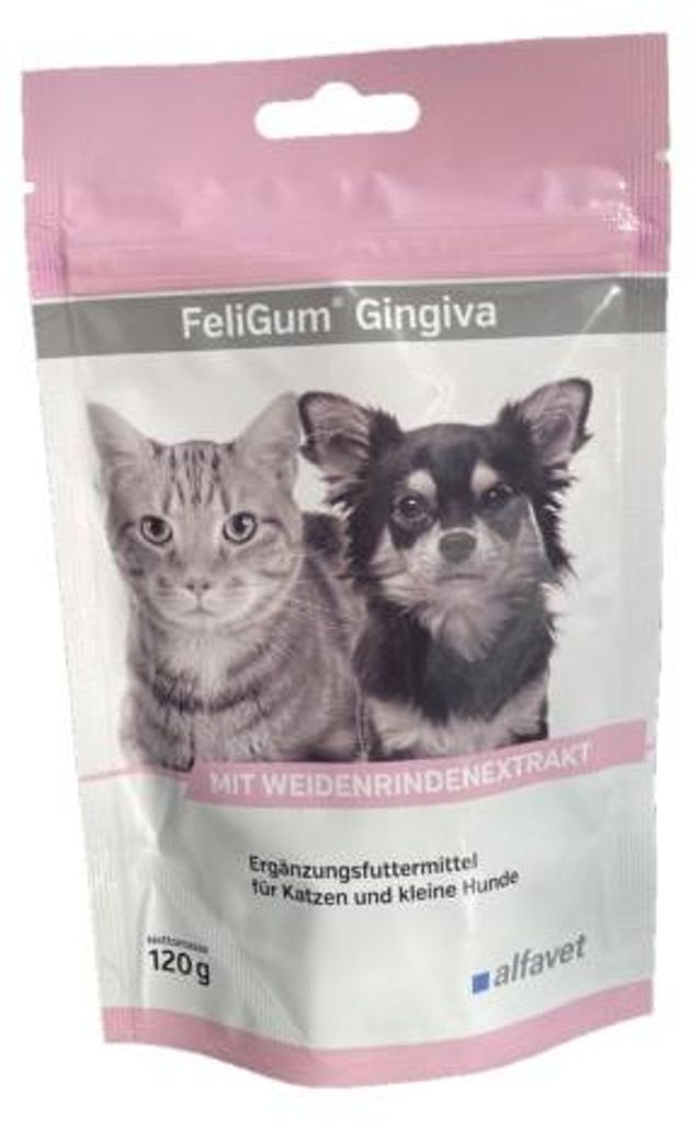 Alfavet FeliGum Gingiva 120g für Katzen und kleine Hunde Produktbild 