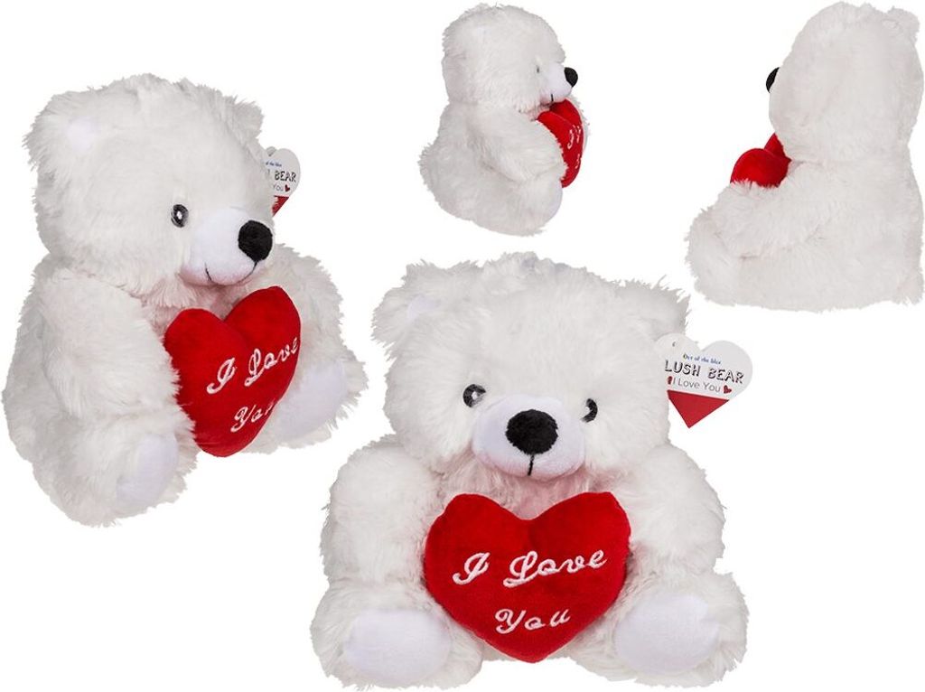 OOTB orsetto di peluche con cuore rosso ti amo ca. 22 cm Immagine del prodotto 