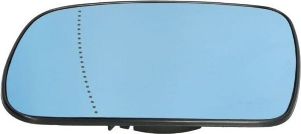 BLIC Spiegelglas Außenspiegel Links für CITROËN XSARA (N1) Beheizt Asphärisch Blau Getönt 6102-02-1271315P