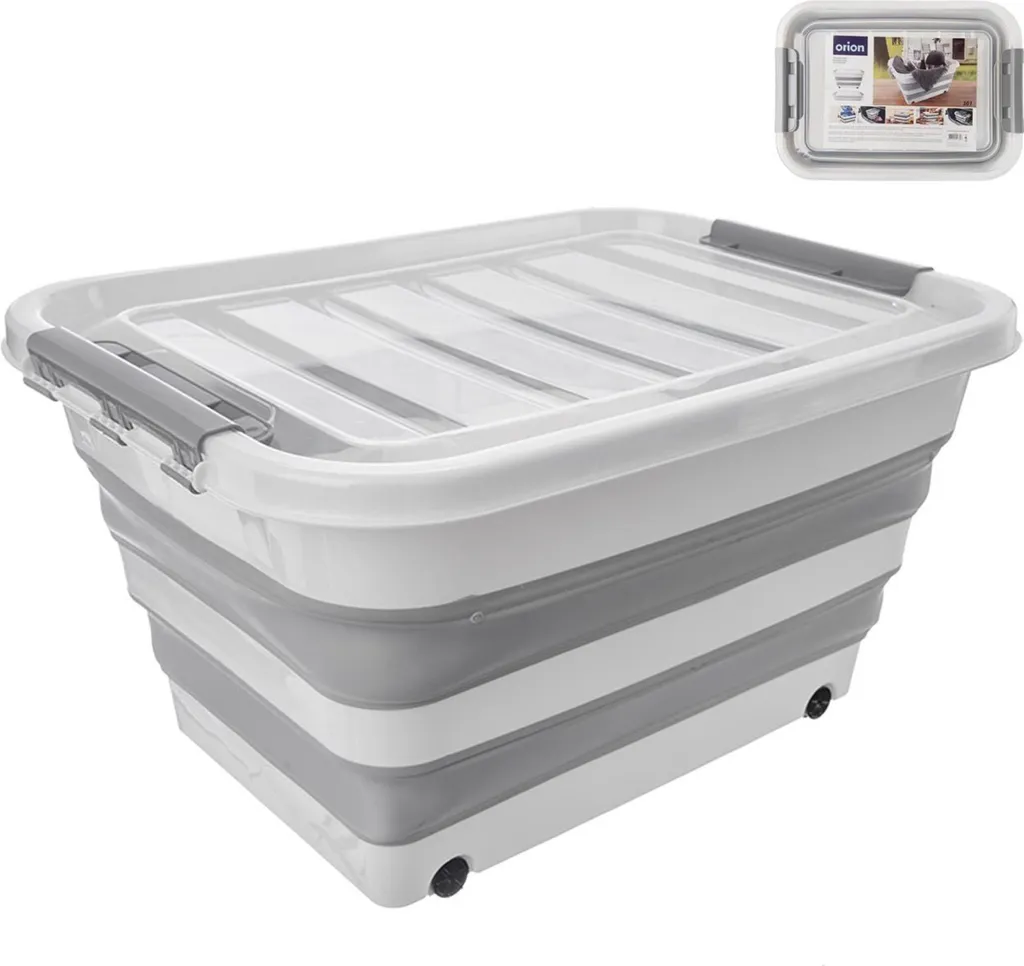 Caisse de transport pliable ORION KEMP 30L : Chariot de courses mobile