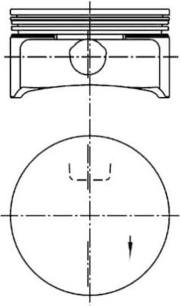 Ricambio Pistone KOLBENSCHMIDT 99741610 - Compatibile OE 24407343