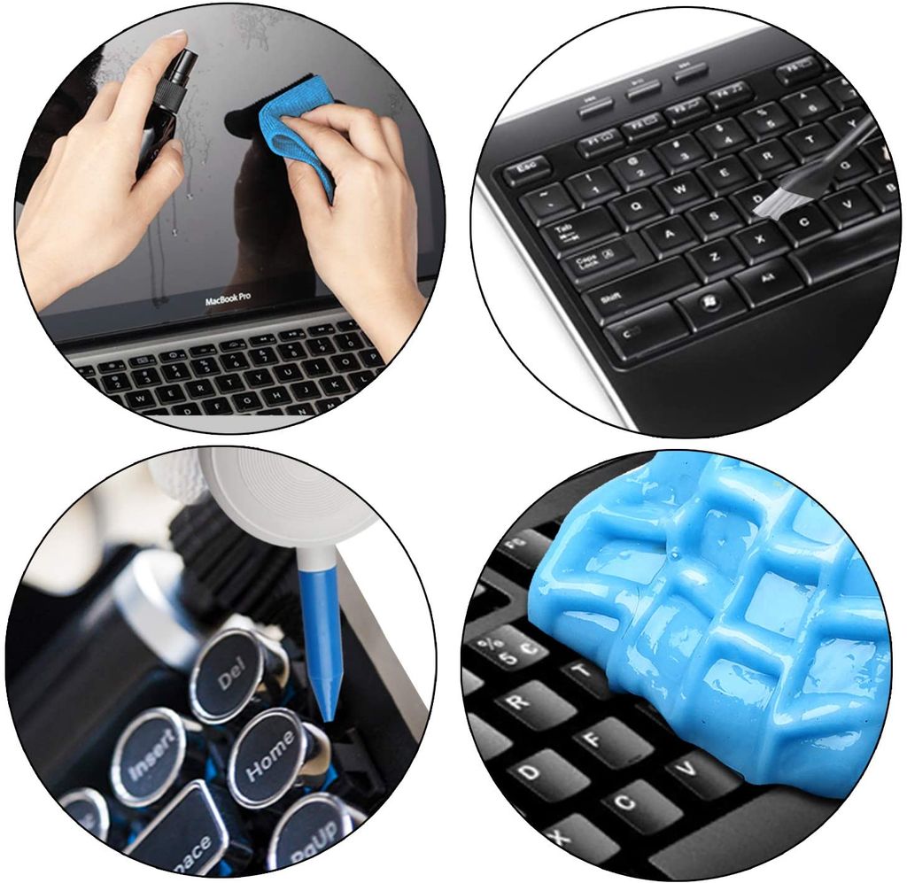 Mini-Reinigungsbürste Set – 2 Stück, Für Tastatur, Auto-Lüftung, Büro Und Zuhause