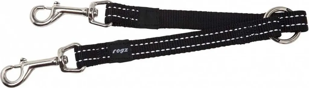 Rogz For Dogs Spaccalegna Nero: Pettorina XL Ultra-Resistente per Cani