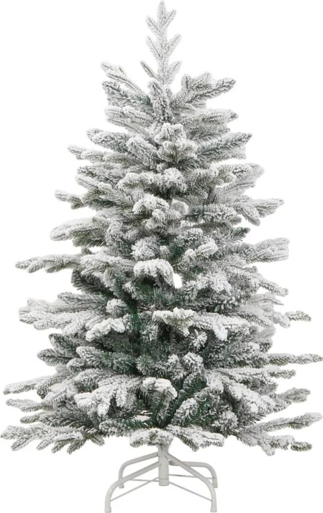 vidaXL Künstlicher Weihnachtsbaum Klappbar Beschneit 120 cm Produktbild 