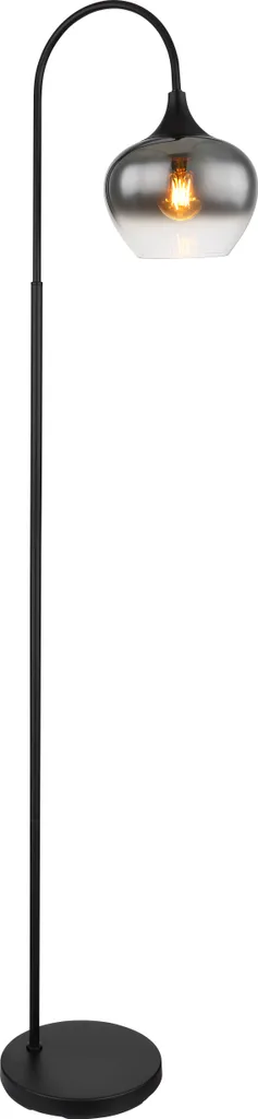 Lampada da Terra Minimal Globo Lighting Nero Opaco E27 | Arredo Moderno