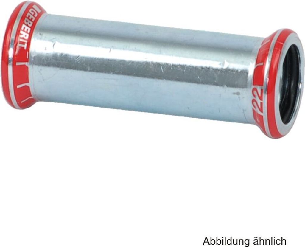 Geberit GE Mapress, C-Stahl, Schiebemuffe, d28mm, verzinkt, 1 Stk.
