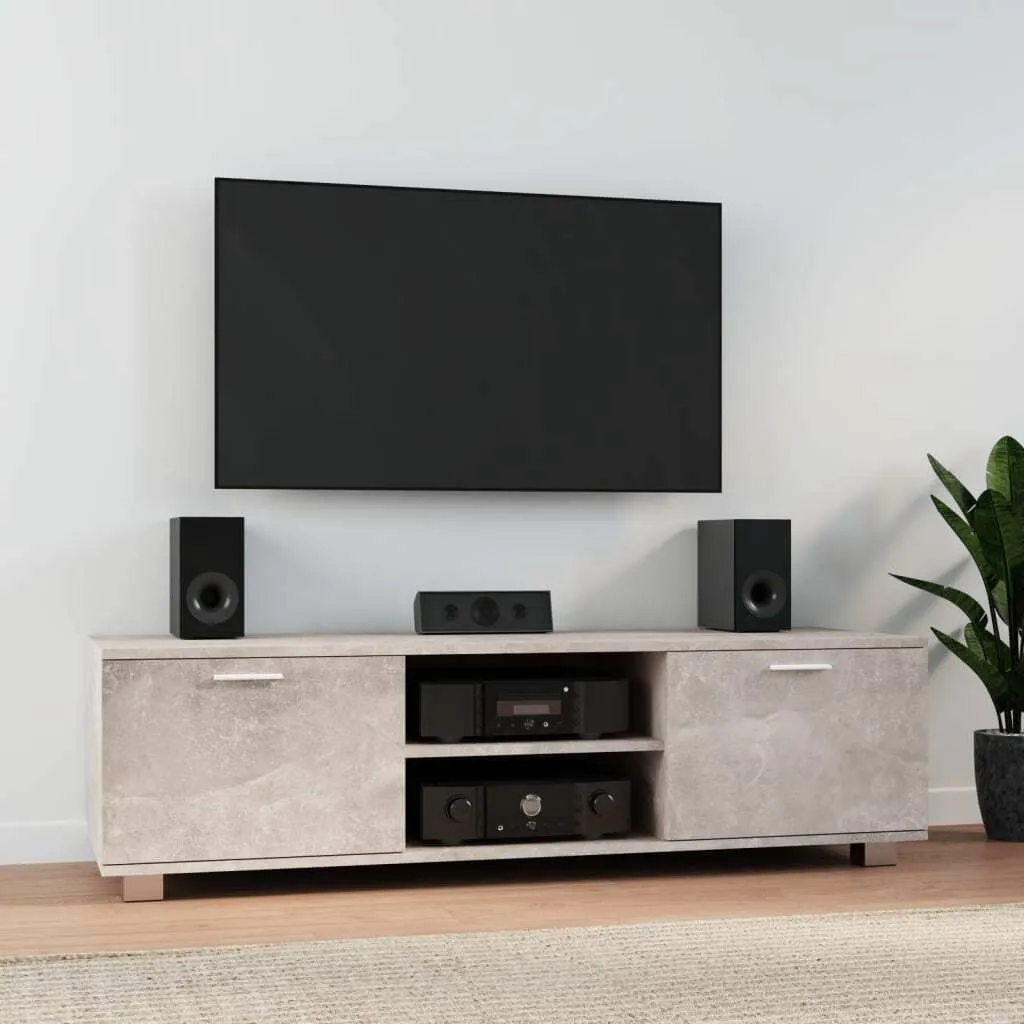 Mobile Porta TV Living Store Grigio Cemento - Design Urban 140cm