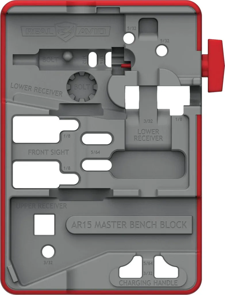 Real Avid AR15 Master Bench Block - Bloc d'Établi Armurier pour AR-15