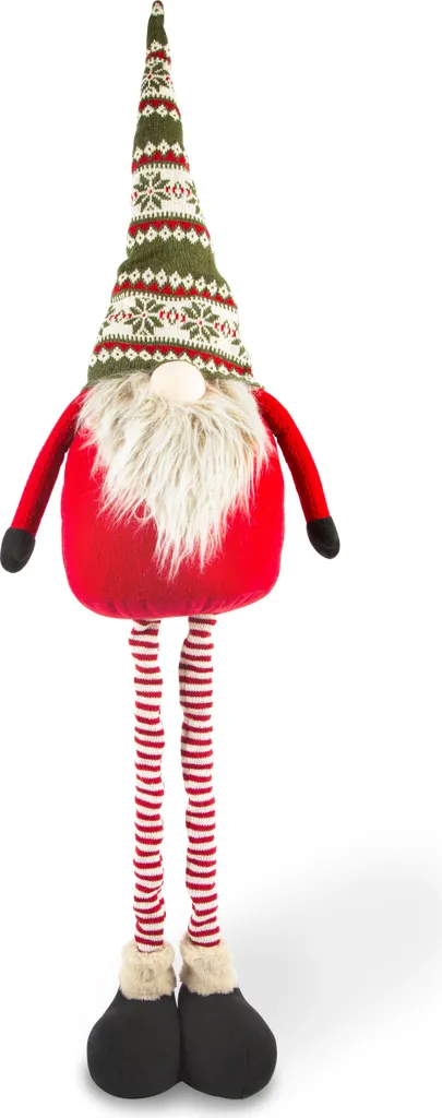 Lutin assis Excelsa avec jambes extensibles : Déco originale pour Noël