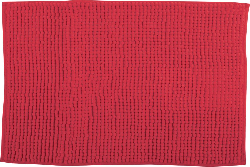 MSV Badteppich/Badematte fur den Boden - rot - 40 x 60 cm Produktbild 