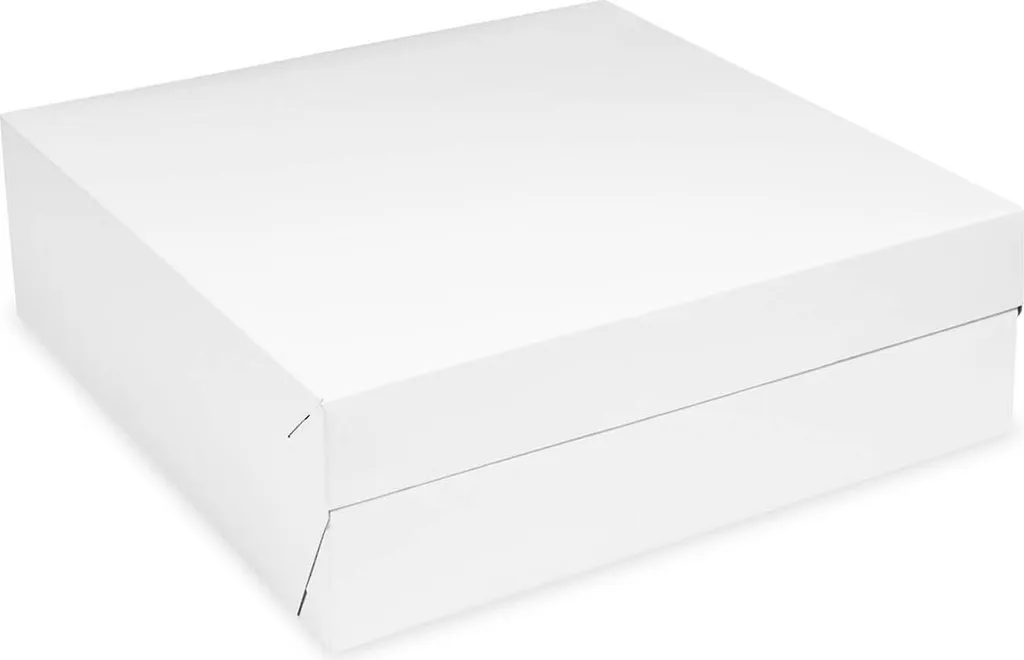 Carton gâteau 32x32x10 cm - 50 boîtes pour éviter les chocs au transport