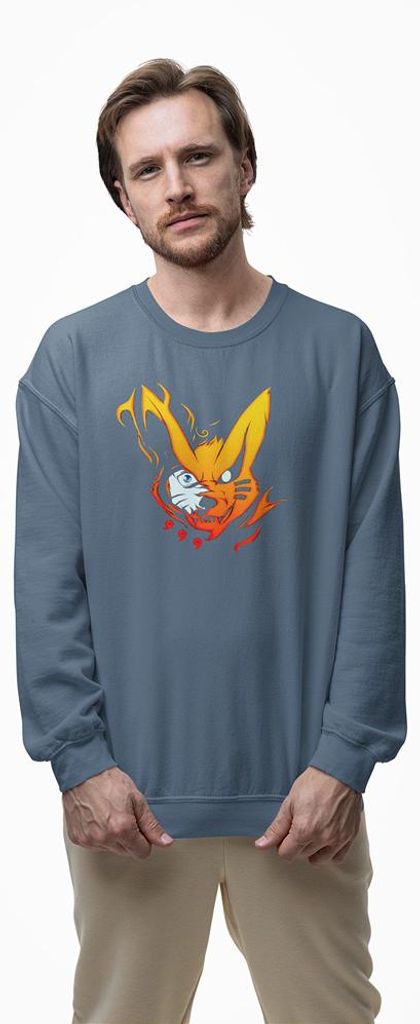 D&B Design Uni Pullover SWAN00006 Naruto IndigoBlau-Größe L