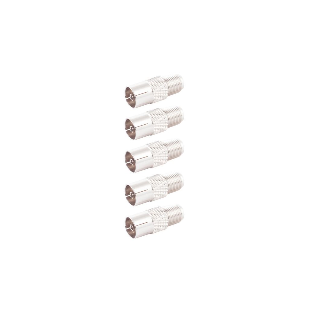 S/CONN maximum connectivity IEC-Buchse auf F-Buchse SET 10x (85324-SET5)
