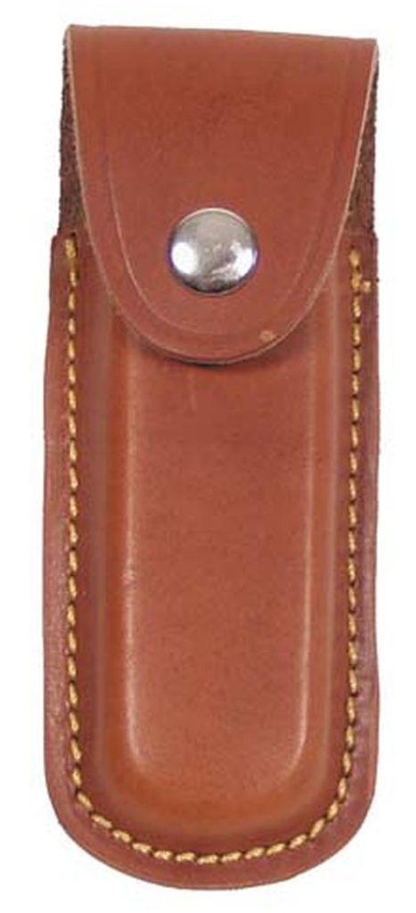 Herbertz Lederetui, Braun, Für Heftlänge 9 Cm