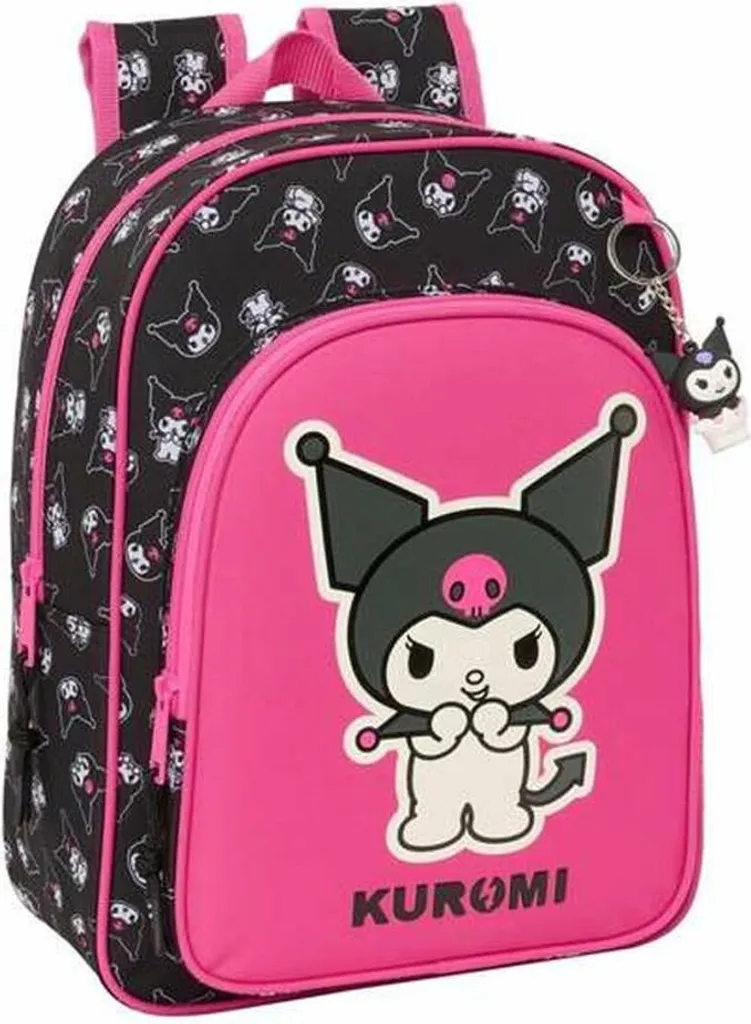 Sac à dos Kuromi bicolore 10L - Bretelles Ajustables et Format Compact