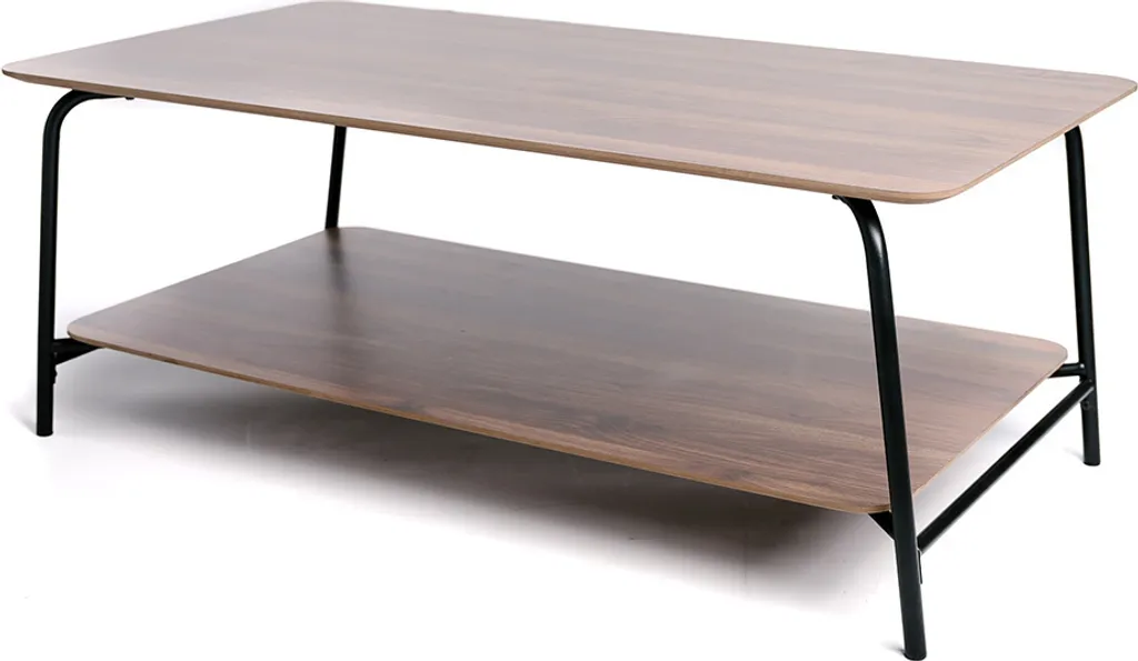 Table basse 110 cm Oskar Mysa bois noir - Stable et facile à nettoyer