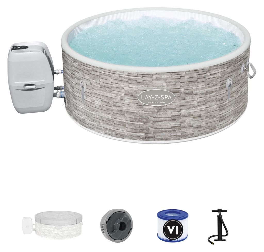 Bestway LAY-Z-SPA® Whirlpool Vancouver AirJet Plus™, rund, Immagine del prodotto 