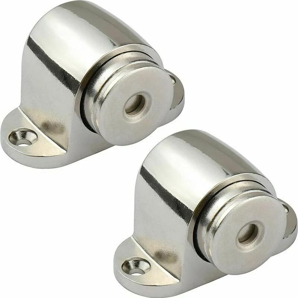 2er-Pack magnetische Türstopper aus Edelstahl, Türstopper mit Schraubenmontage, ohne Kraftaufwand oder Anstoßen an die Wand