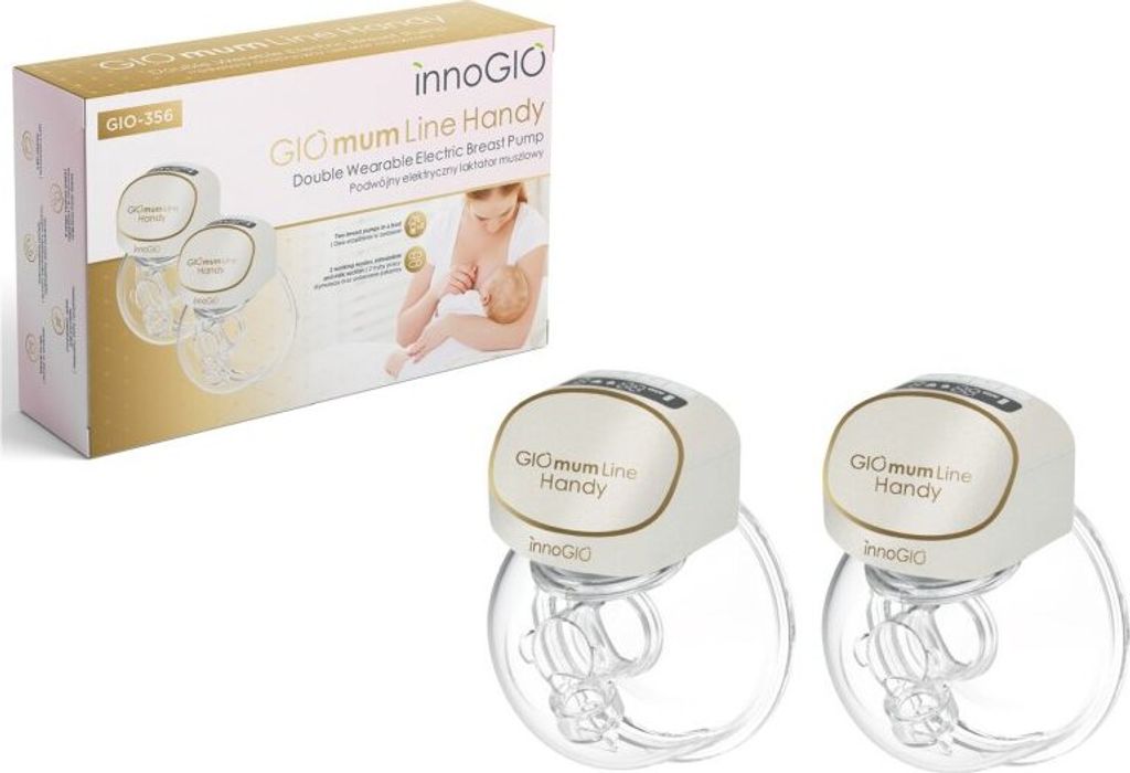 Tragbare elektrische Milchpumpe GIOmum Line Handy Double