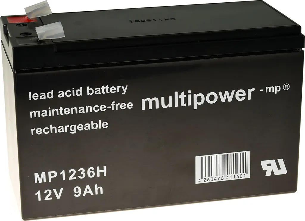 Batterie de rechange 12V 9Ah pour onduleur UPS APC Back-UPS 650 MP1236H