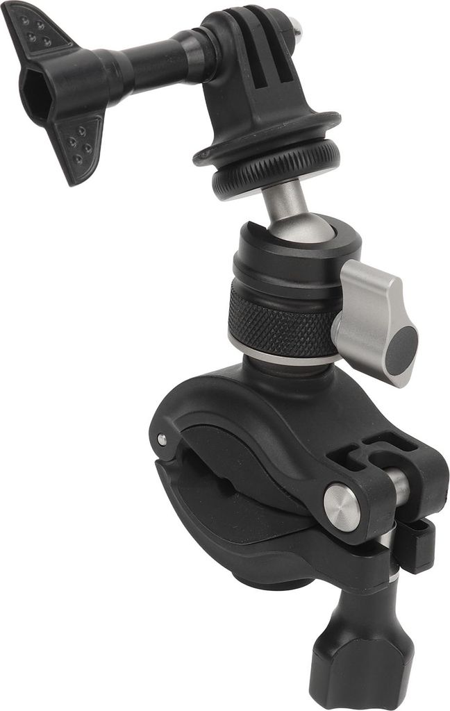 Kamera-Motorrad-Halterung, 360° drehbar, Anti-Shake, mit 1/4-Zoll-Adapter, Lenkerhalter für Insta360 Action