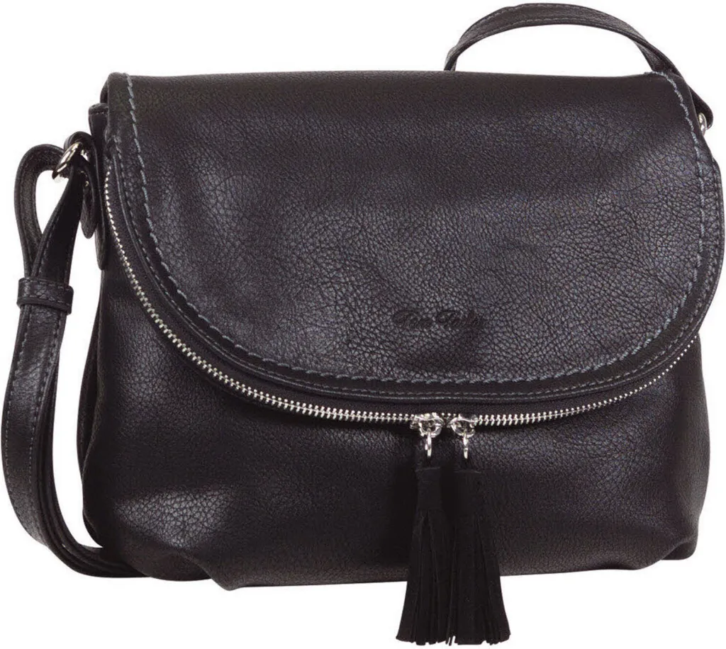 Tom Tailor Lari Crossbag Noir - Sac à bandoulière élégant pour femme