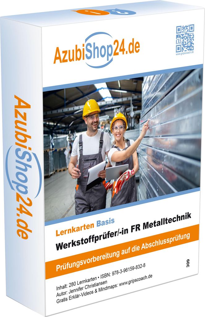 Lernkarten Werkstoffprüfer FR Metalltechnik
