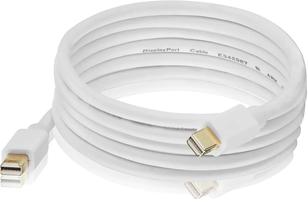 Cordon Mini DisplayPort mâle vers mâle 1,5m pour moniteur et écran PC