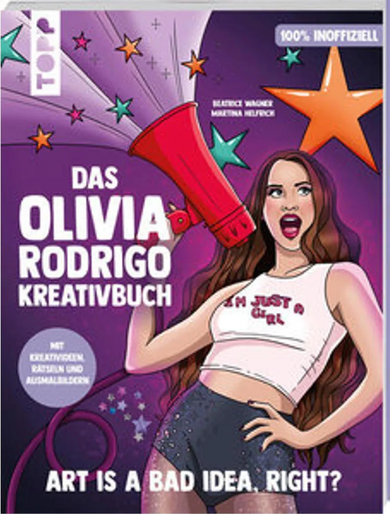 Livre de coloriage et d'activités Olivia Rodrigo - Album créatif broché