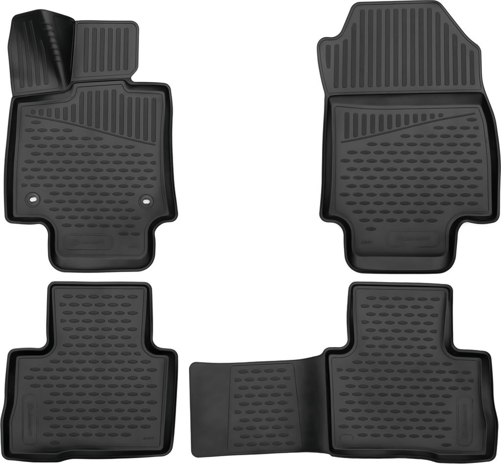 ELEMENT Gummi-Fussmatten 3D kompatible mit TOYOTA RAV 4, 2019->, 4 tlg.