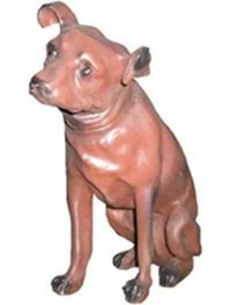 Statue de Jardin Chien 30 cm - Sculpture Décorative pour Terrasse