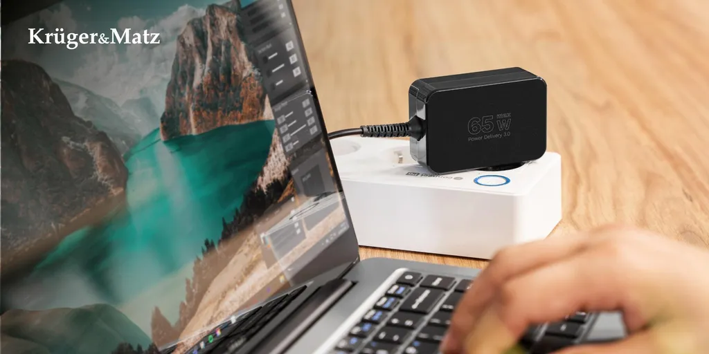 Chargeur PC Portable Universel 65W USB-C Idéal pour le Télétravail