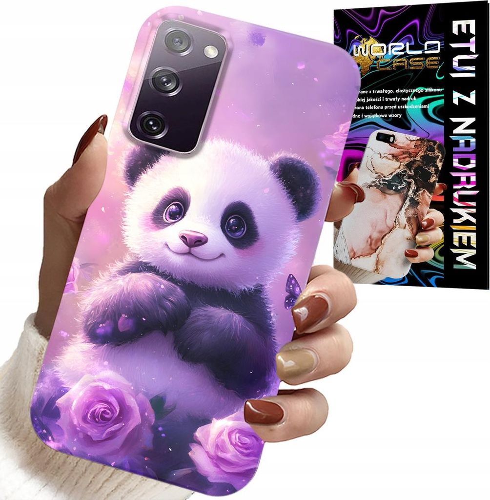 Gehäuse Für Samsung Galaxy S20 Fe - Süsse Panda Designs Für Kinder + Glas
