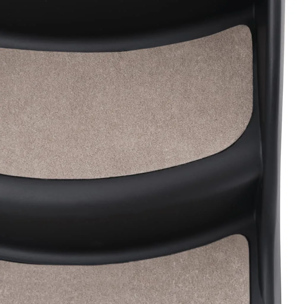 Escalier Chien 3 Marches Pliables Noir vidaXL - Stable et Compact - 7